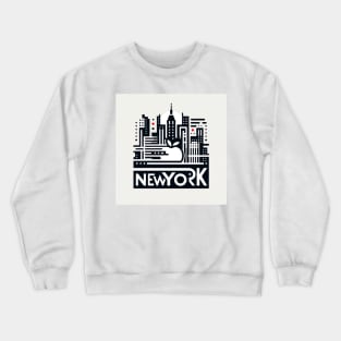 New York City Logo Design Crewneck Sweatshirt